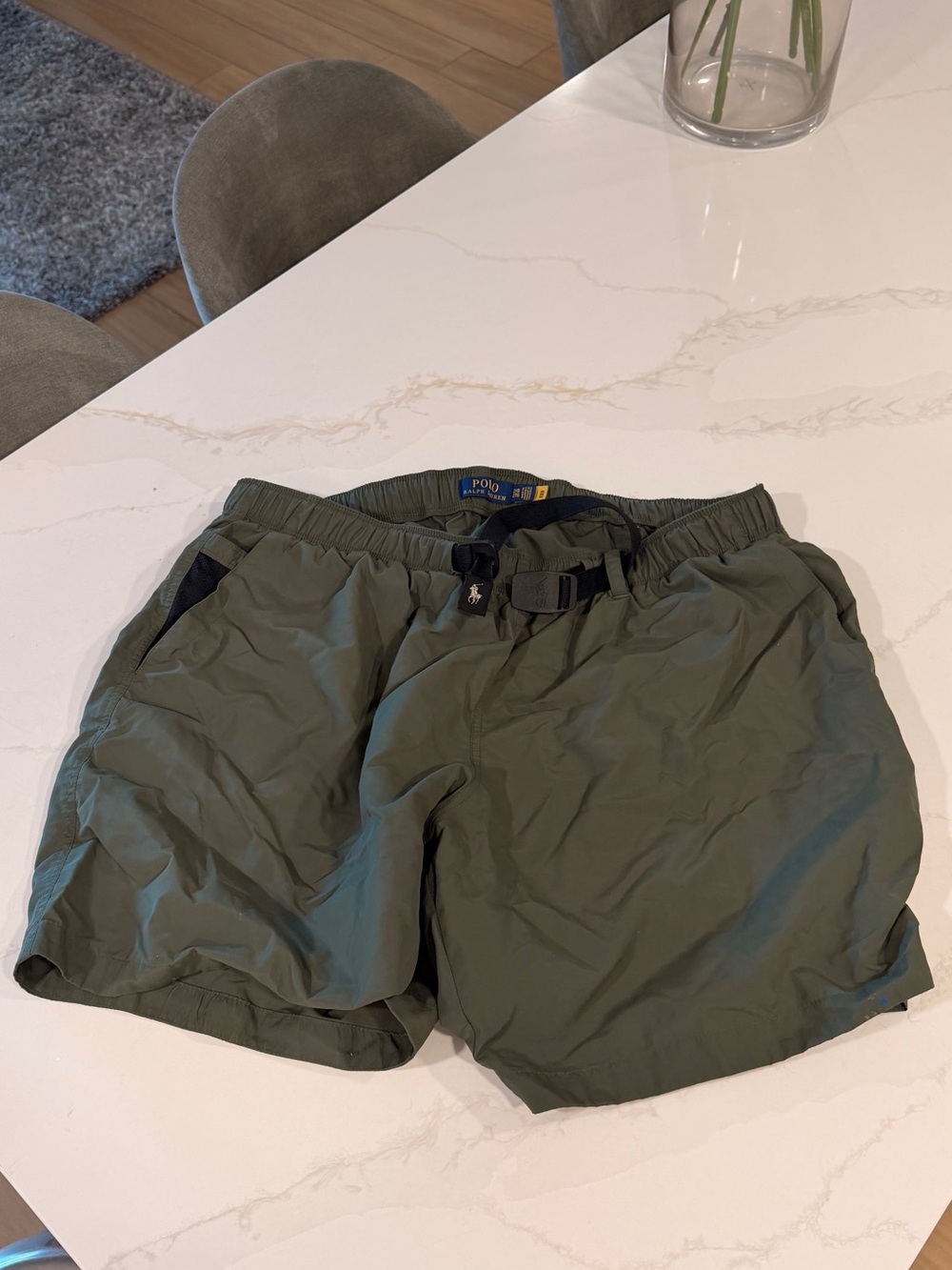 Polo by Ralph Lauren Olive Green Athletic Shorts XXL
